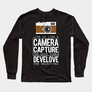 Photography Gifts Funny Saying Photographer Camera Lover Long Sleeve T-Shirt